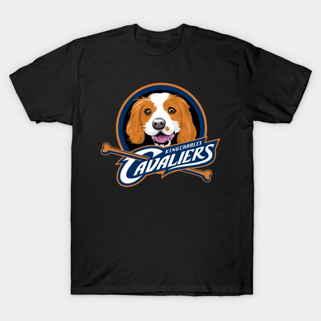 King Charles Cavaliers T-Shirt by Rola